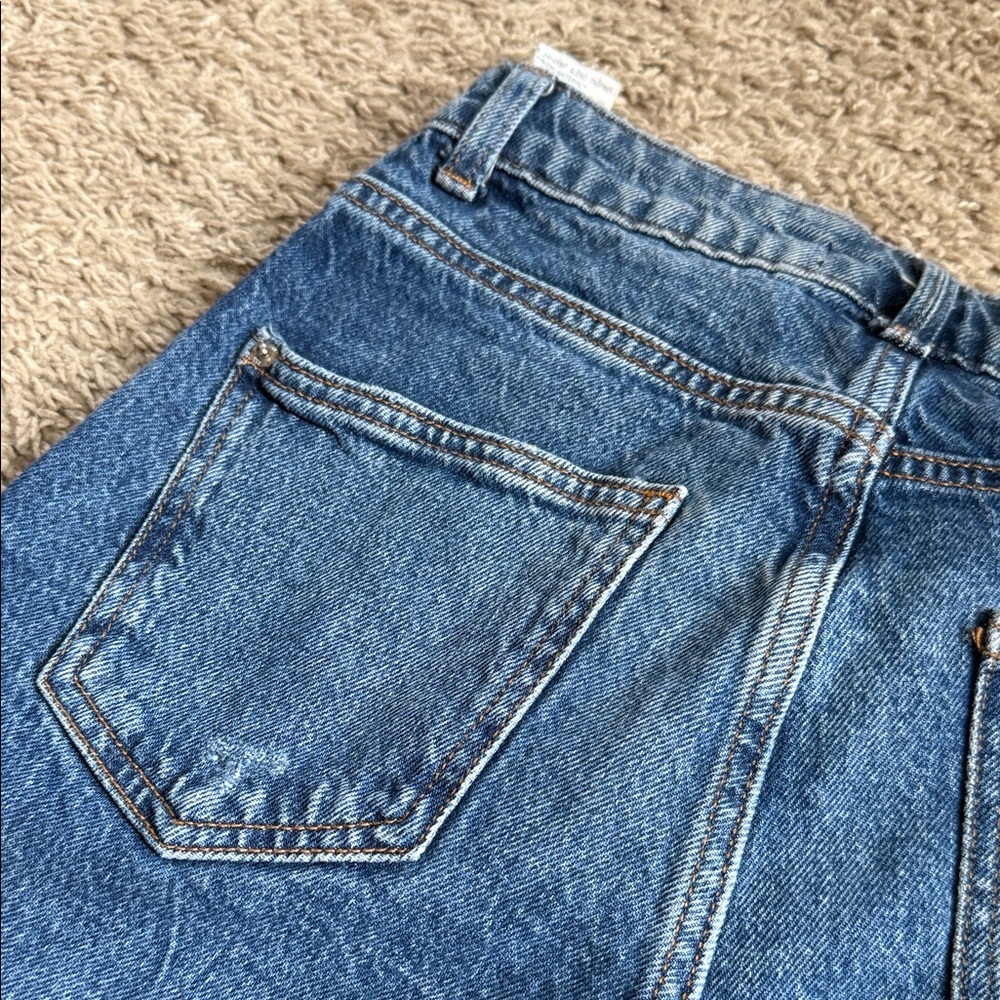 Zara High Rise Blue Jeans - Picture 4 of 4